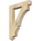 Ekena Millwork Balboa Arts & Crafts Rough Sawn Bracket, Douglas Fir, 4"W x 26"D x 34"H BKT04X26X34BOA03RDF - alternate 1